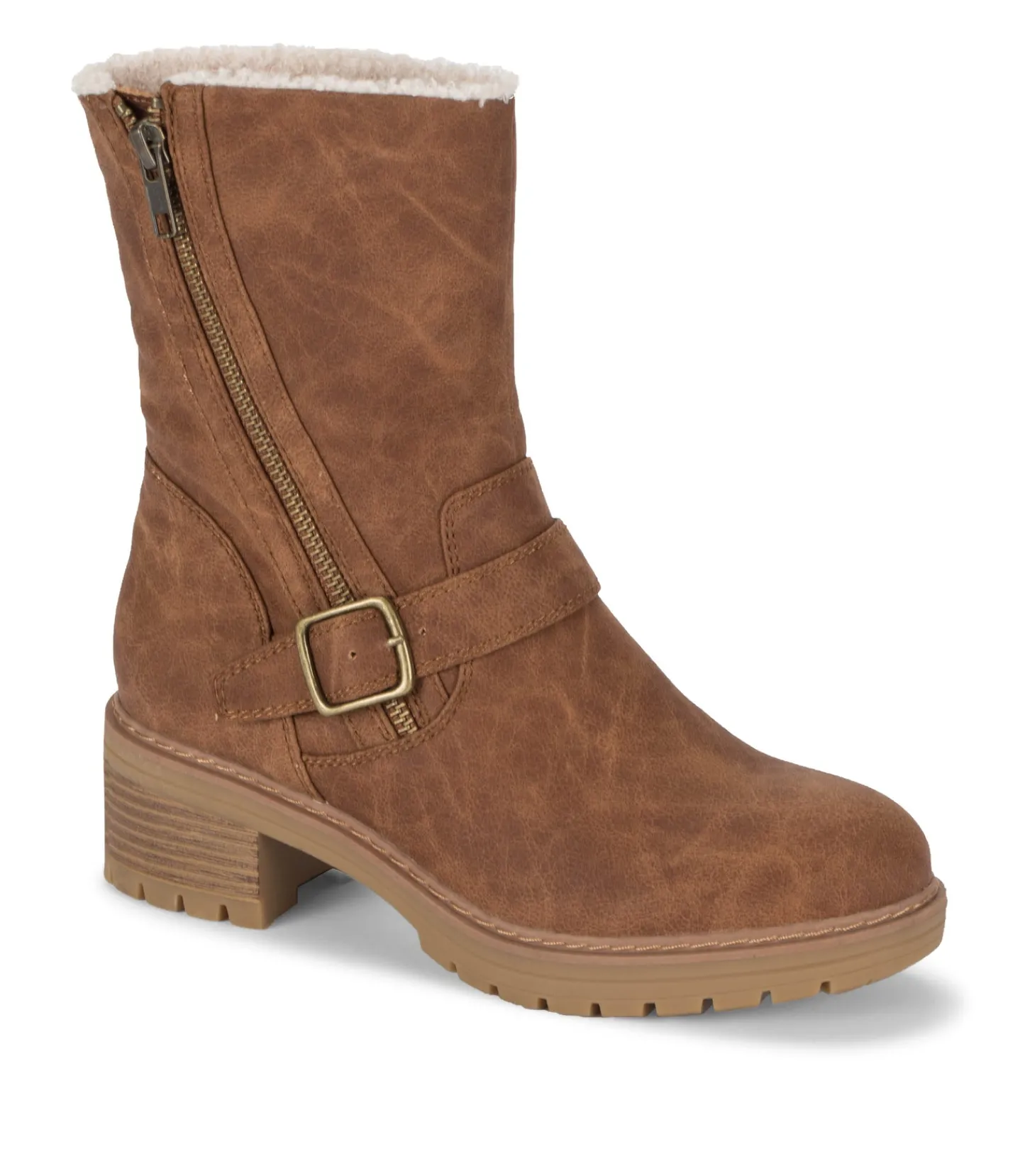 Baretraps Booties-Alary Mid Calf Boot Brown