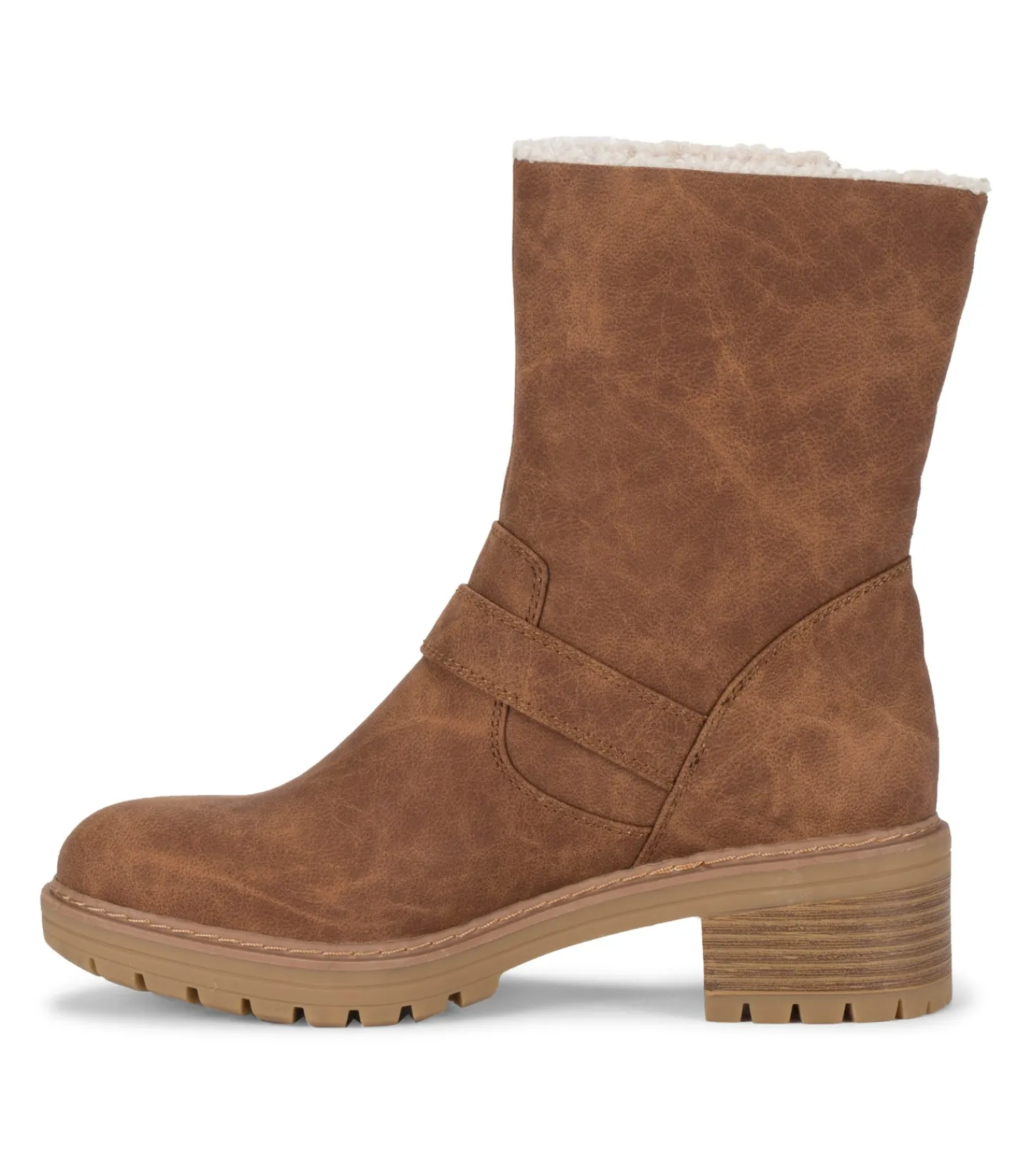 Baretraps Booties-Alary Mid Calf Boot Brown