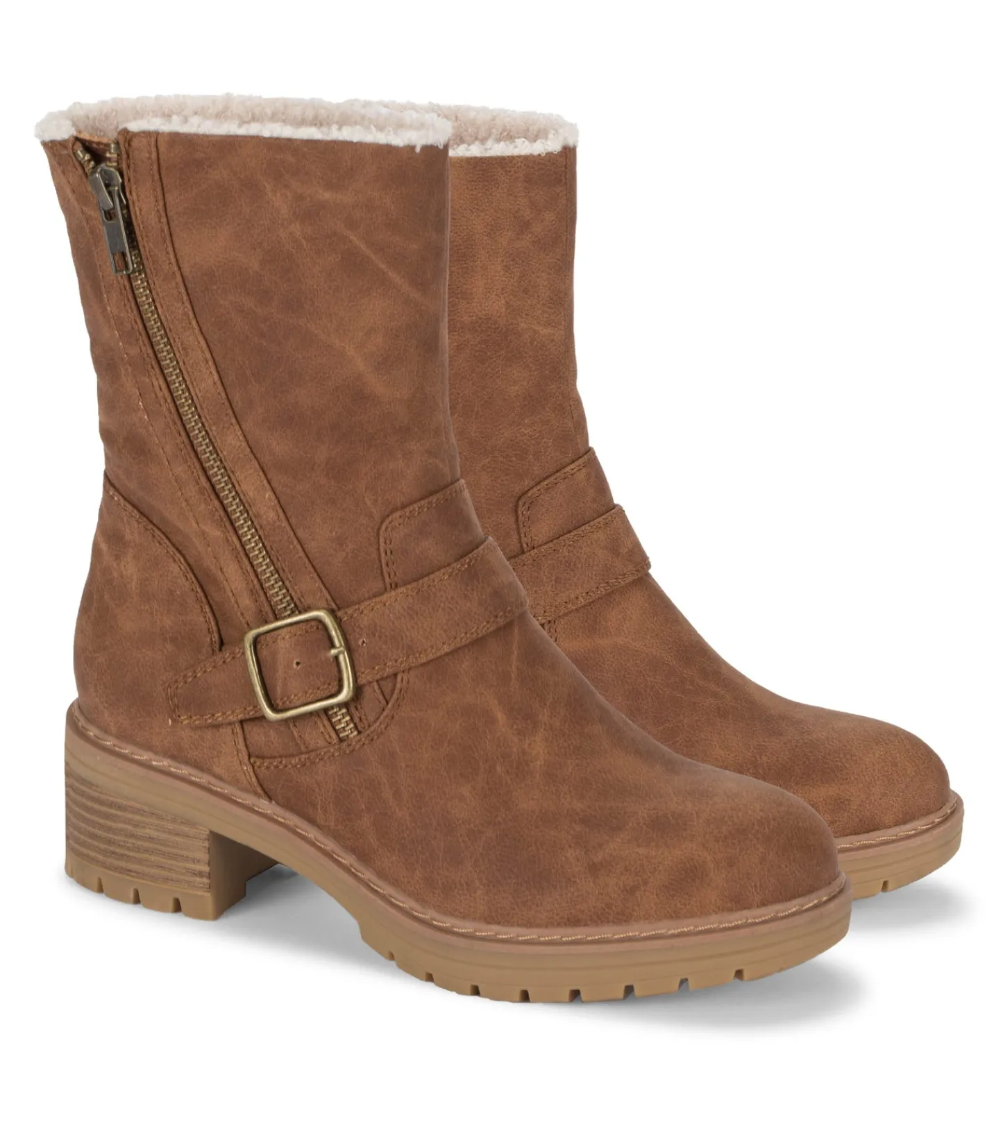 Baretraps Booties-Alary Mid Calf Boot Brown