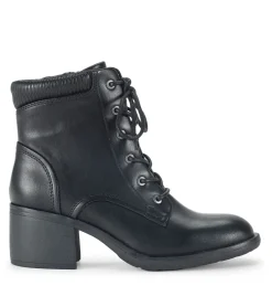 Baretraps Booties-Allister Lace Up Bootie Black
