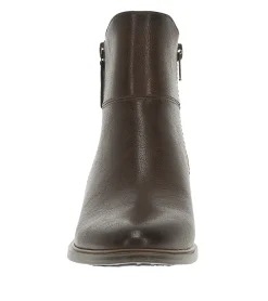 Baretraps Booties-Alona Block Heel Bootie DarkBrown