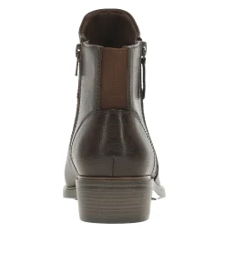 Baretraps Booties-Alona Block Heel Bootie DarkBrown