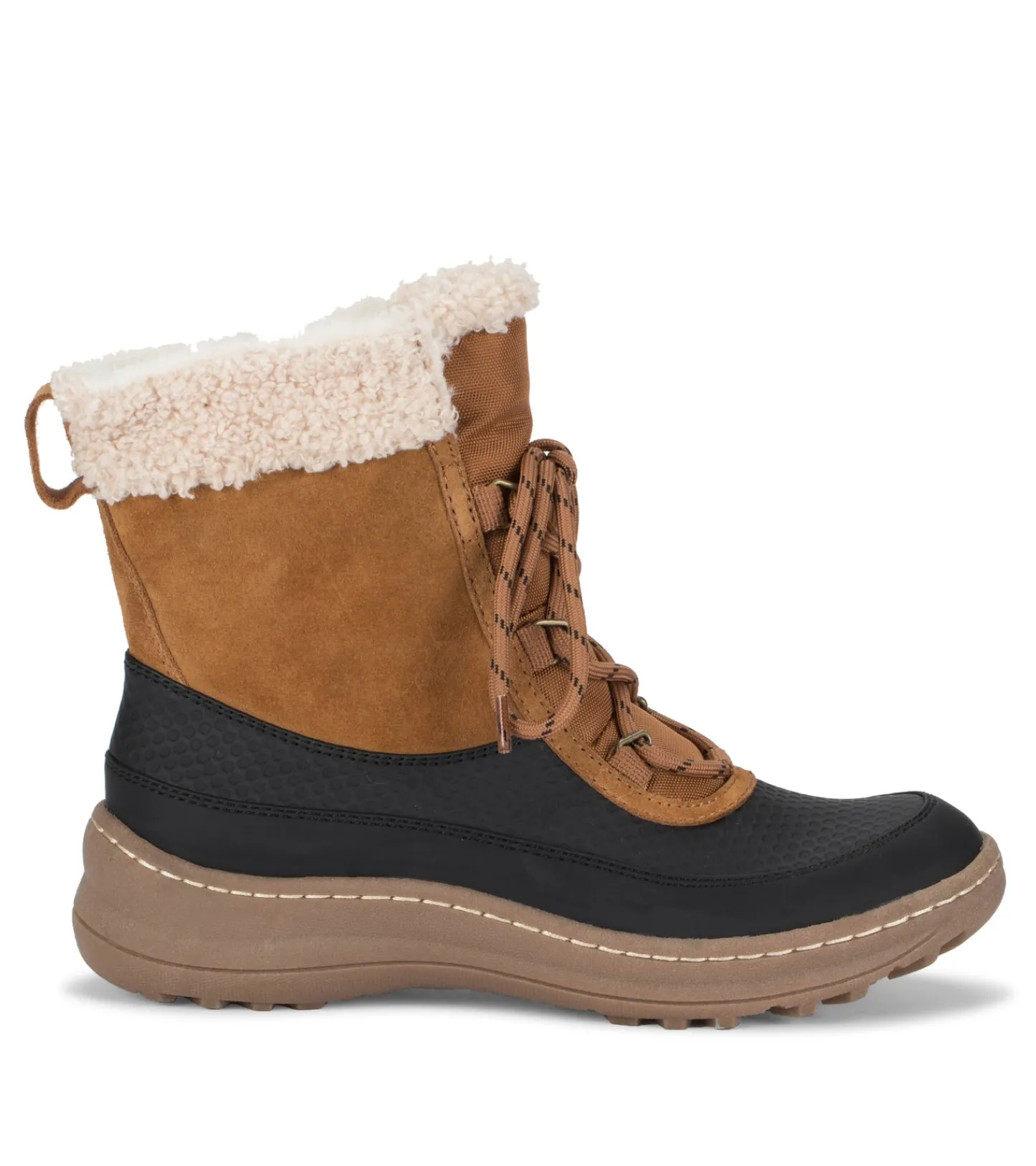 Baretraps Cold Weather Boots-Alta Cold Weather Bootie Cognac/BlackSuede