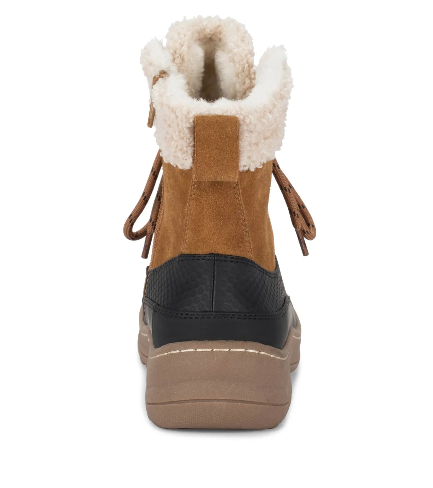 Baretraps Cold Weather Boots-Alta Cold Weather Bootie Cognac/BlackSuede