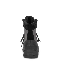 Baretraps Cold Weather Boots-Alta Cold Weather Bootie DarkGrey/BlackSuede