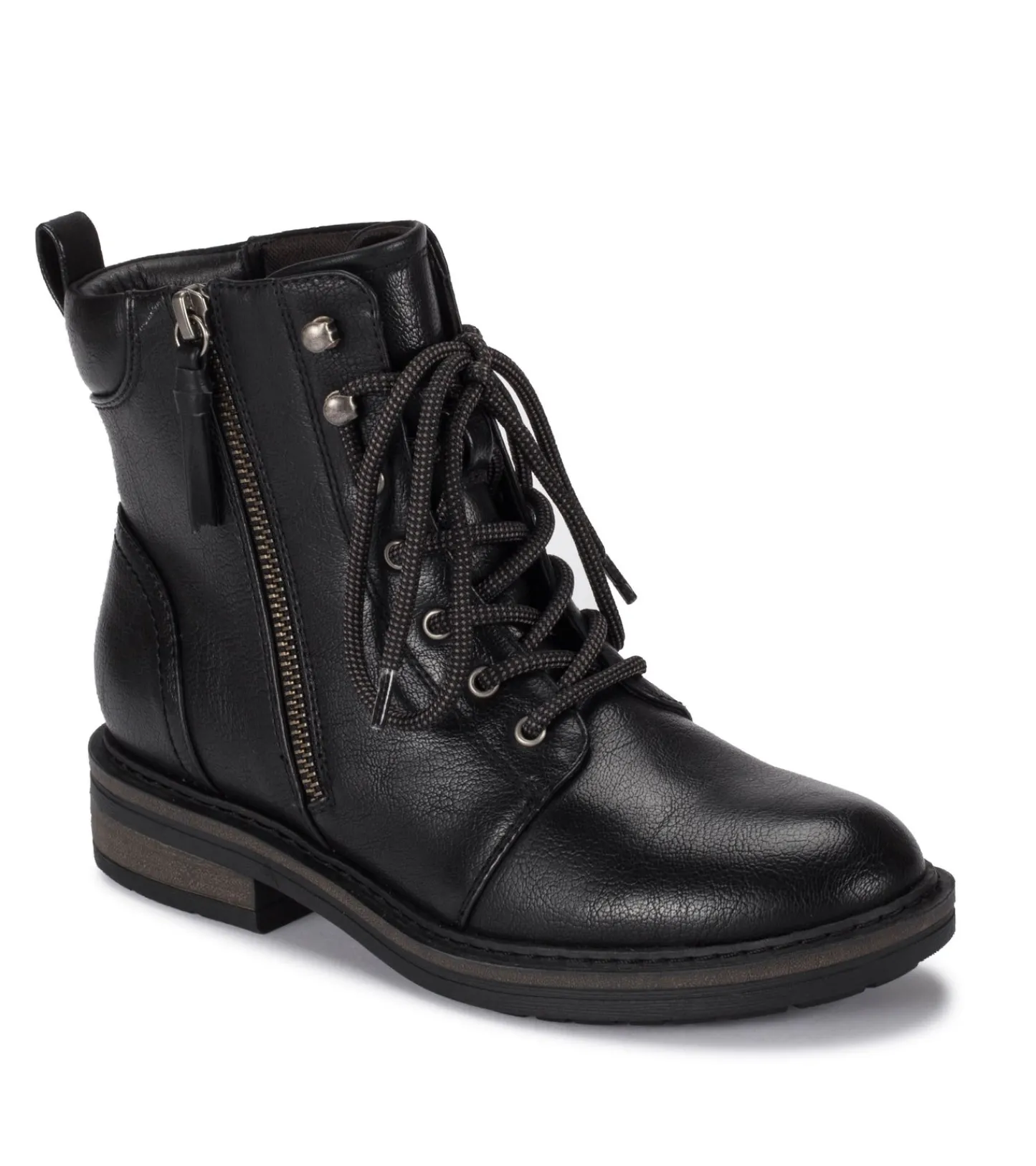 Baretraps Booties-Amysue Lace Up Bootie Black