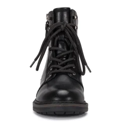 Baretraps Booties-Amysue Lace Up Bootie Black