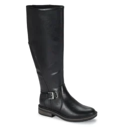 Baretraps Knee High Boots-Autumn Riding Boot Black