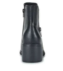 Baretraps Booties-Avery Block Heel Bootie Black