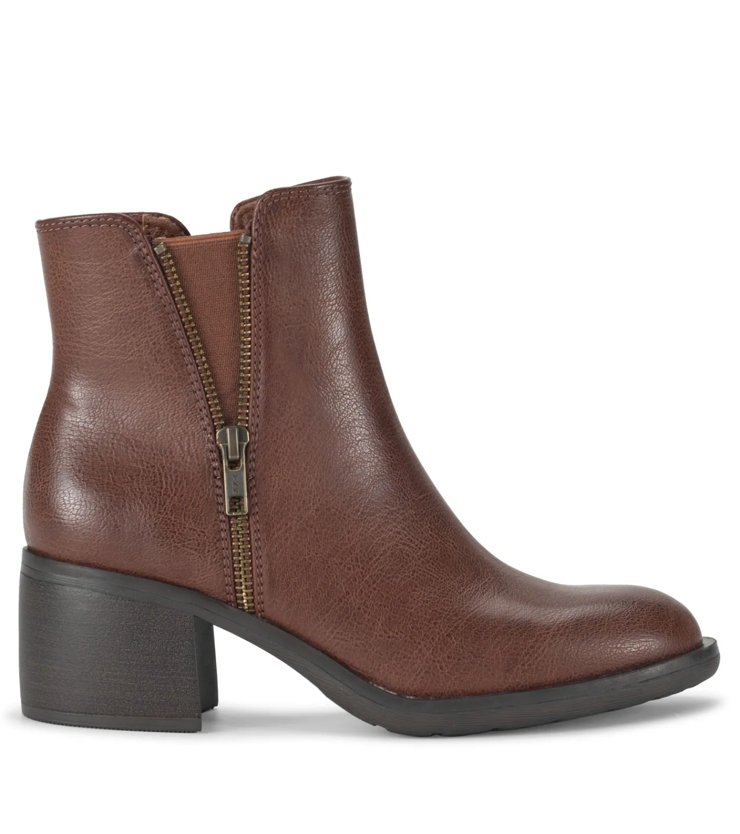 Baretraps Booties-Avery Block Heel Bootie Oak
