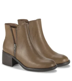 Baretraps Booties-Avery Block Heel Bootie Truffle