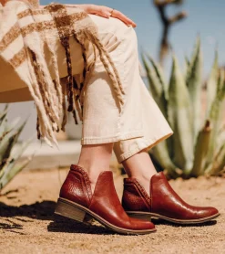 Baretraps Booties-Avril Ankle Bootie Mahogany
