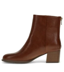 Baretraps Booties-Bessie Block Heel Bootie Mahogany