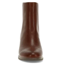 Baretraps Booties-Bessie Block Heel Bootie Mahogany