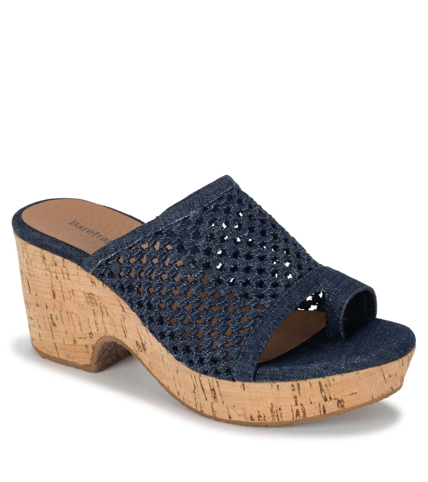 Baretraps Wedge Sandals|Slides & Slip On Sandals-Bethie Wedge Sandal DarkDenim