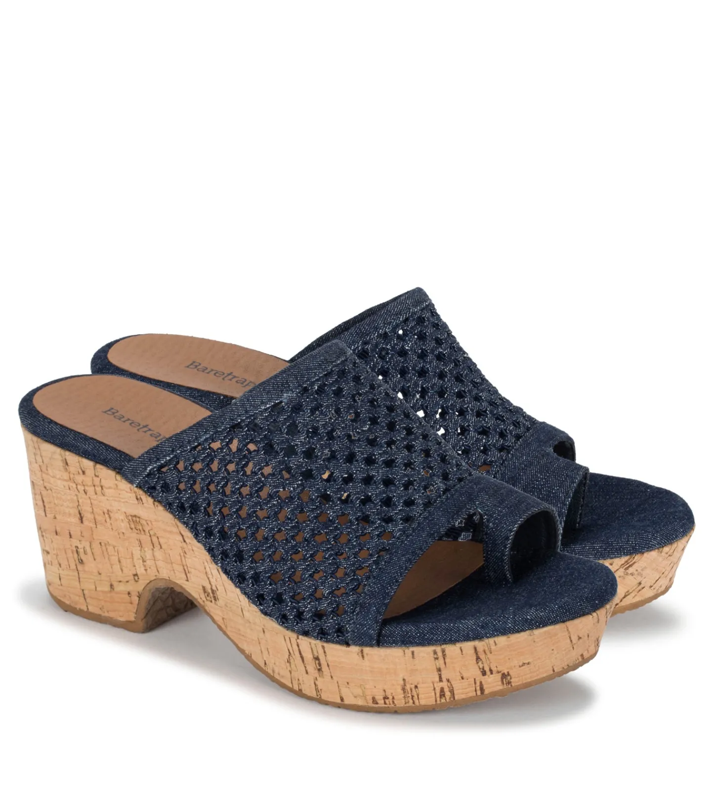 Baretraps Wedge Sandals|Slides & Slip On Sandals-Bethie Wedge Sandal DarkDenim