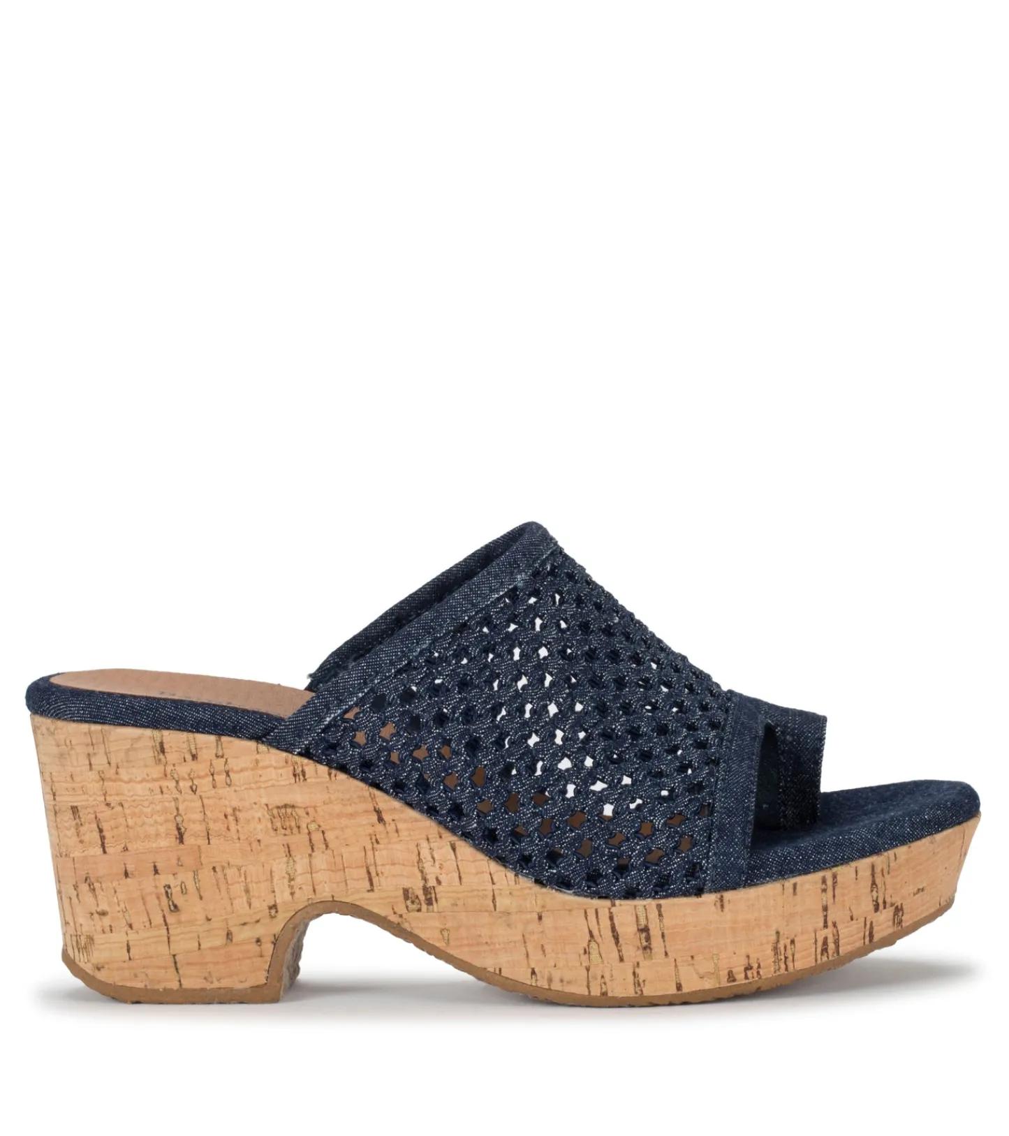 Baretraps Wedge Sandals|Slides & Slip On Sandals-Bethie Wedge Sandal DarkDenim