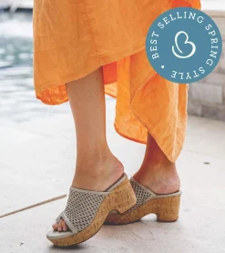 Baretraps Wedge Sandals|Slides & Slip On Sandals-Bethie Wedge Sandal Champagne