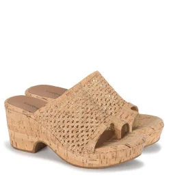Baretraps Wedge Sandals|Slides & Slip On Sandals-Bethie Wedge Sandal NaturalCork