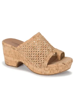Baretraps Wedge Sandals|Slides & Slip On Sandals-Bethie Wedge Sandal NaturalCork