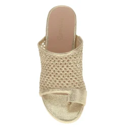 Baretraps Wedge Sandals|Slides & Slip On Sandals-Bethie Wedge Sandal OldGold