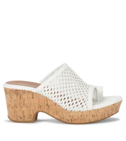 Baretraps Slides & Slip On Sandals|Wedge Sandals-Bethie Wedge Sandal White