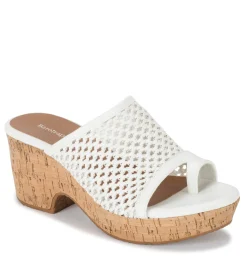 Baretraps Slides & Slip On Sandals|Wedge Sandals-Bethie Wedge Sandal White