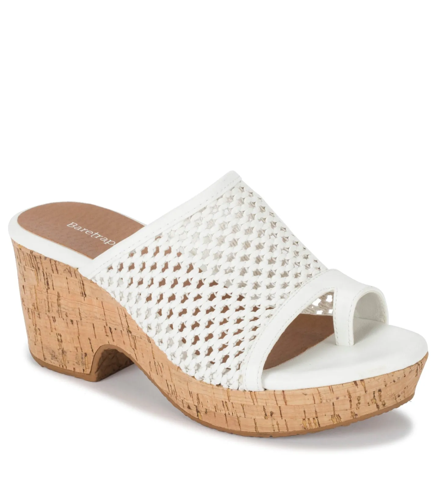 Baretraps Slides & Slip On Sandals|Wedge Sandals-Bethie Wedge Sandal White