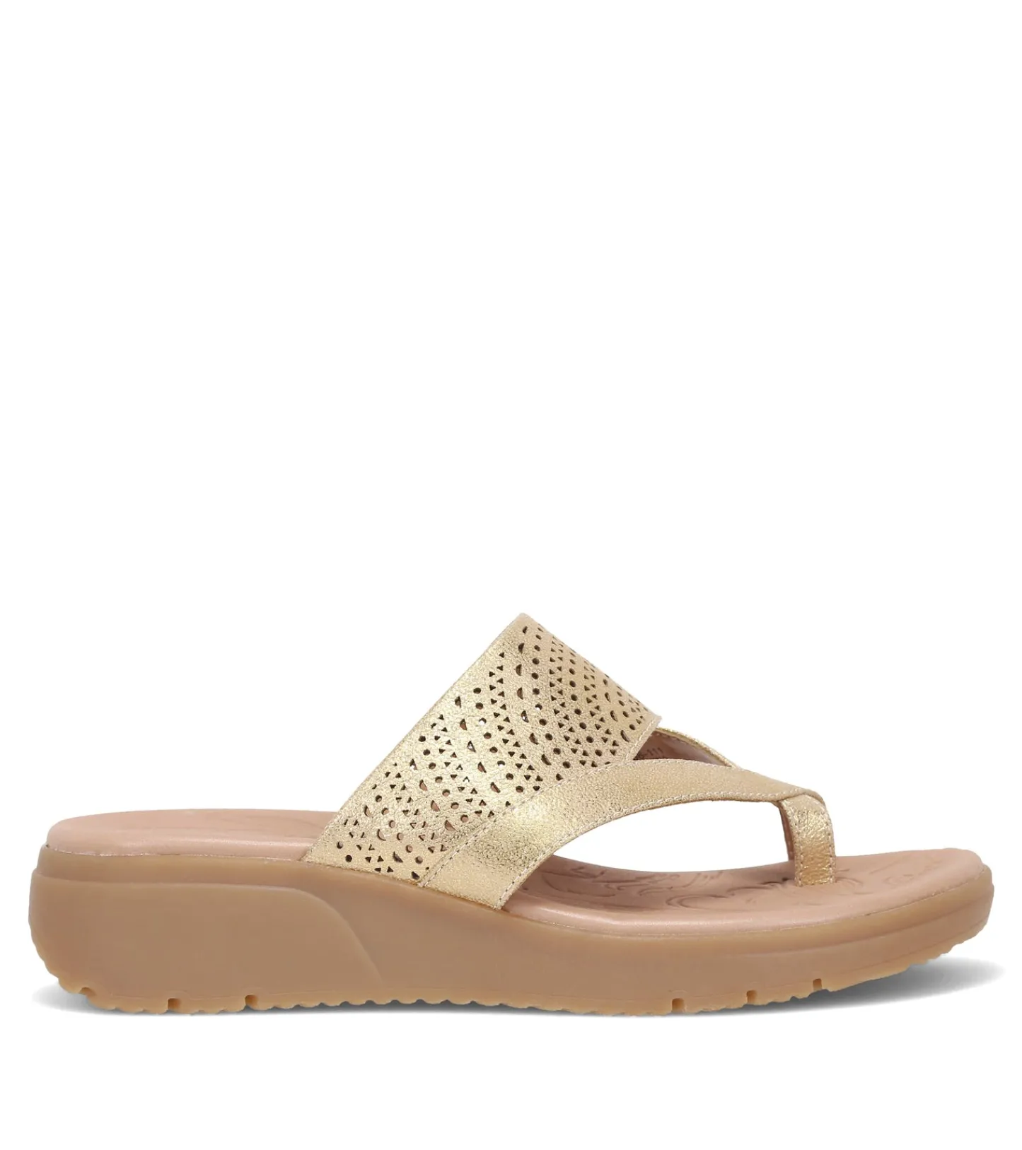 Baretraps Slides & Slip On Sandals-Brett Slide Sandal OldGold