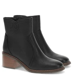 Baretraps Booties-Calloway Block Heel Bootie Black