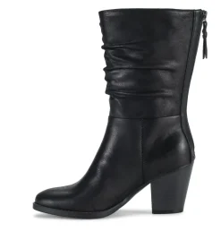 Baretraps Knee High Boots-Camila Mid Calf Boot Black
