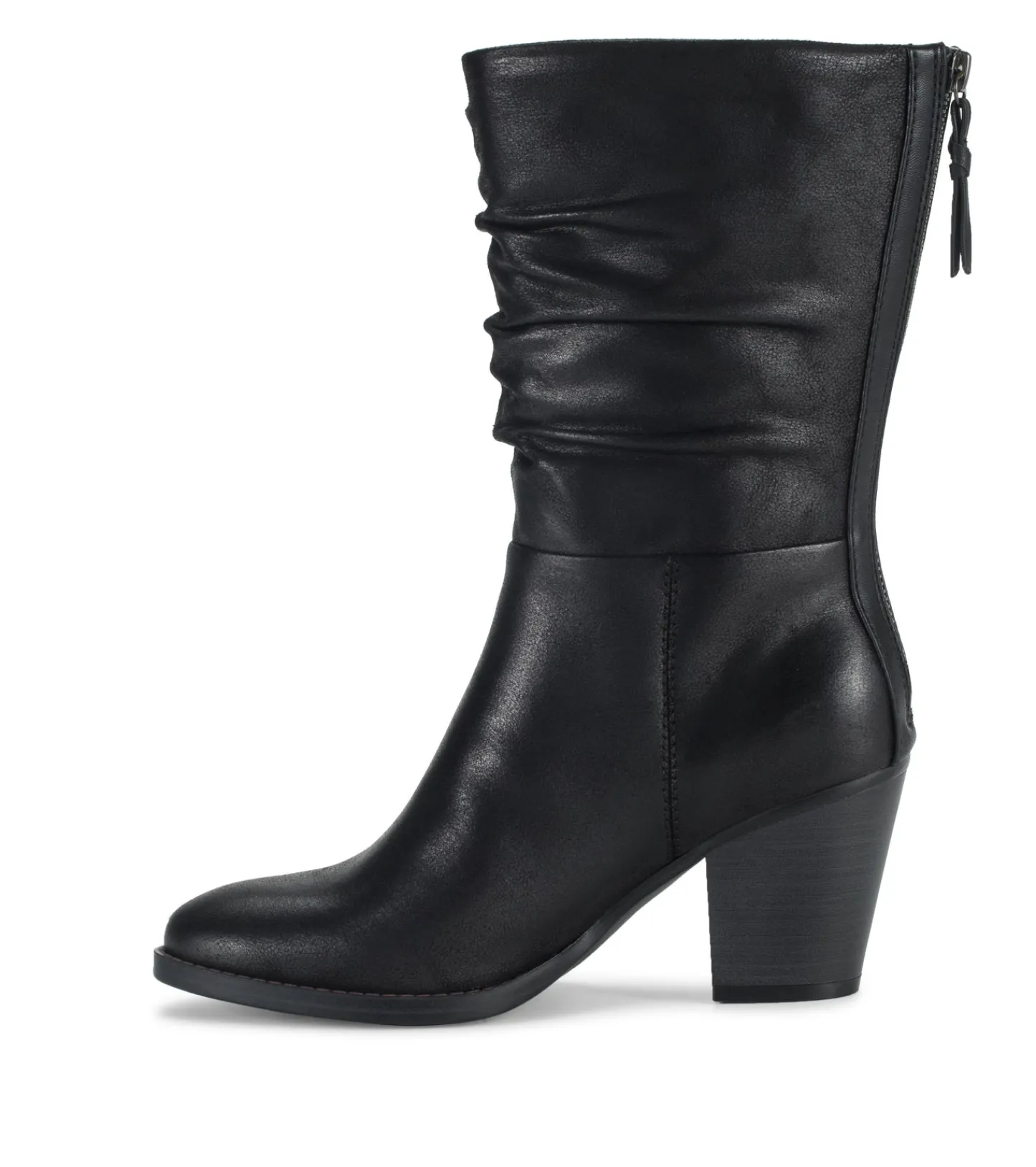 Baretraps Knee High Boots-Camila Mid Calf Boot Black