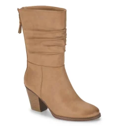 Baretraps Knee High Boots-Camila Mid Calf Boot SaltedCaramel