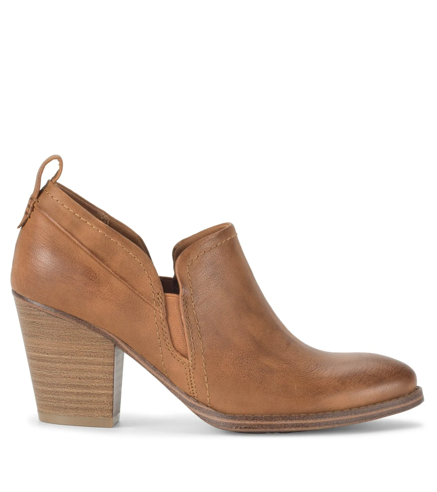 Baretraps Booties-Caroline Ankle Bootie Cognac