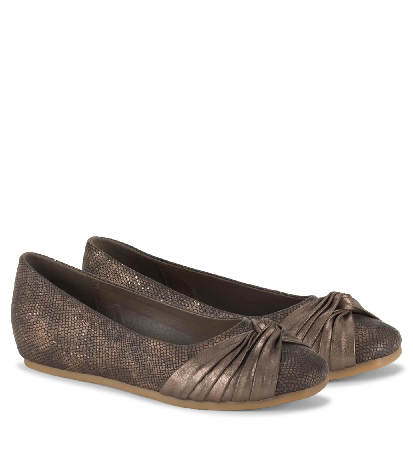Baretraps Flats & Loafers-Chainey Casual Flat TaupeMetallic
