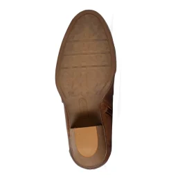 Baretraps Booties-Charee Block Heel Bootie BrushBrown