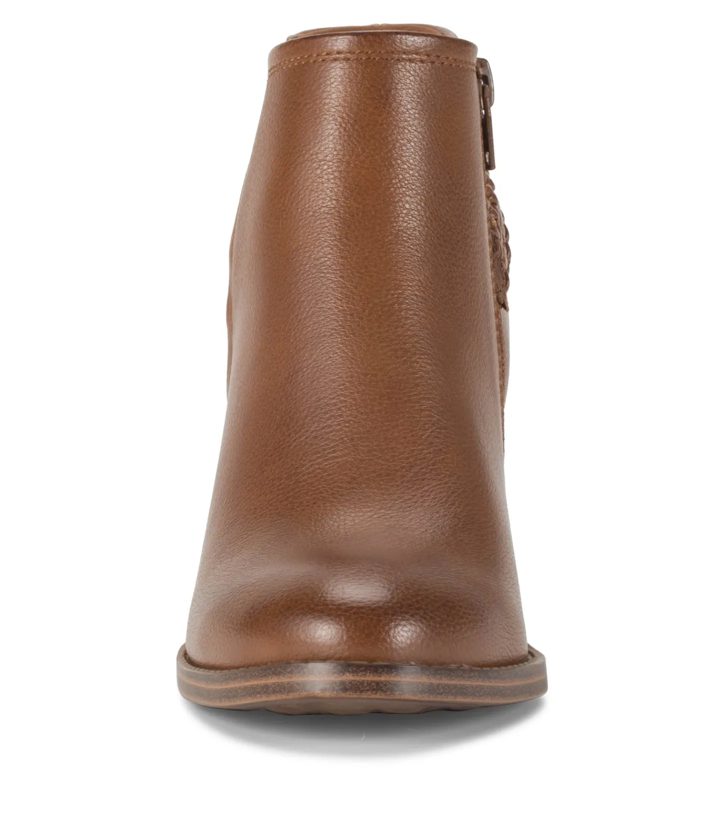 Baretraps Booties-Charlotte Block Heel Bootie Walnut