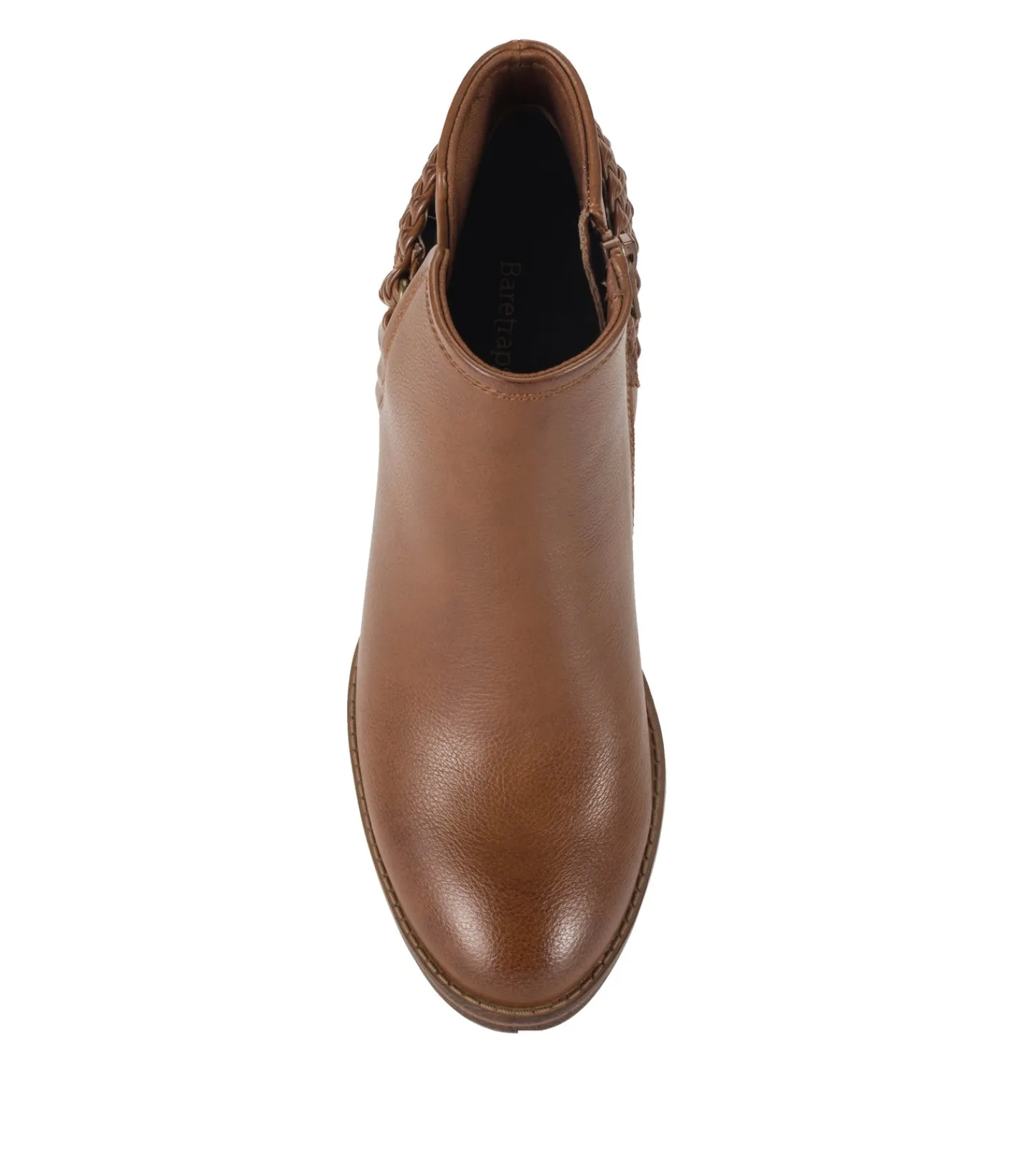 Baretraps Booties-Charlotte Block Heel Bootie Walnut