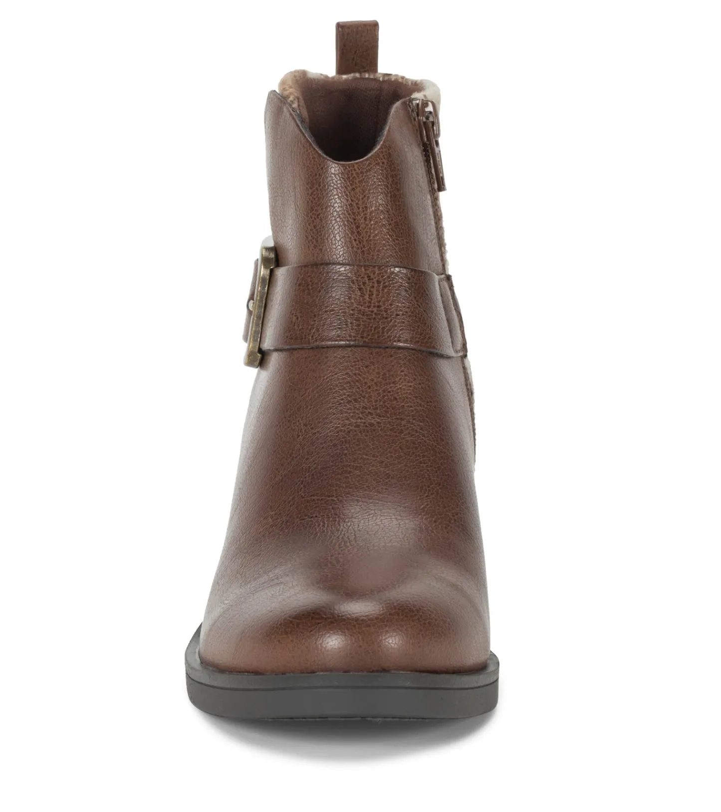 Baretraps Booties-Colorado Block Heel Bootie DarkBrown