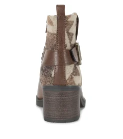 Baretraps Booties-Colorado Block Heel Bootie DarkBrown