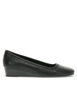 Baretraps Flats & Loafers|Dress Shoes-Covette Wedge Slip On Black