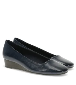 Baretraps Flats & Loafers|Dress Shoes-Covette Wedge Slip On DarkNavy
