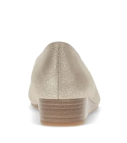 Baretraps Flats & Loafers|Dress Shoes-Covette Wedge Slip On LightChampagne