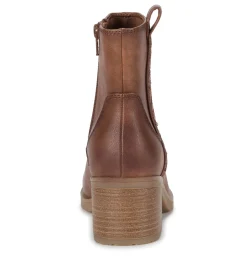 Baretraps Booties-Covina Block Heel Bootie BrushBrown