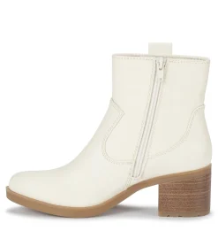 Baretraps Booties-Covina Block Heel Bootie Cream