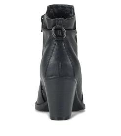 Baretraps Booties-Crystal Block Heel Bootie Black