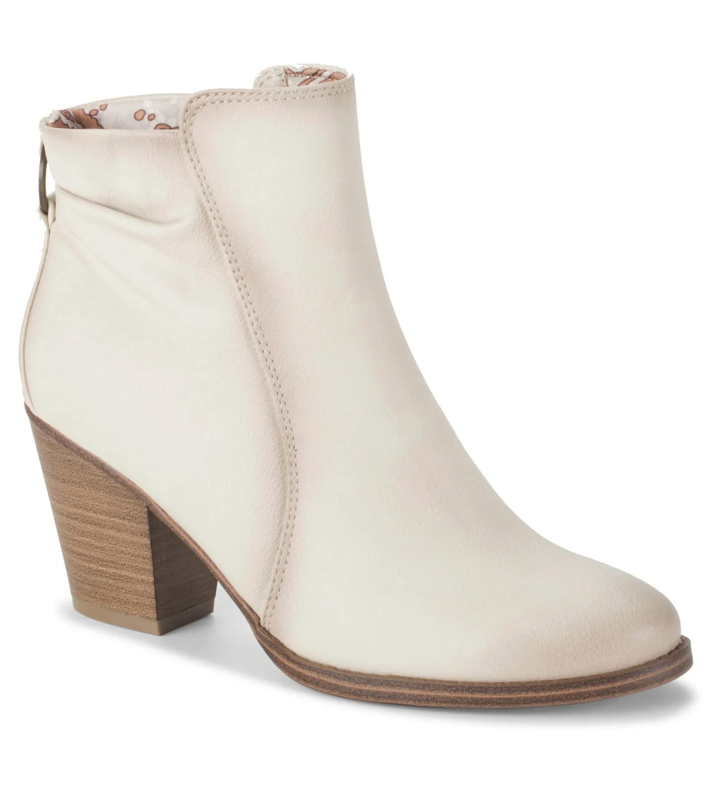 Baretraps Booties-Crystal Block Heel Bootie Milkyway