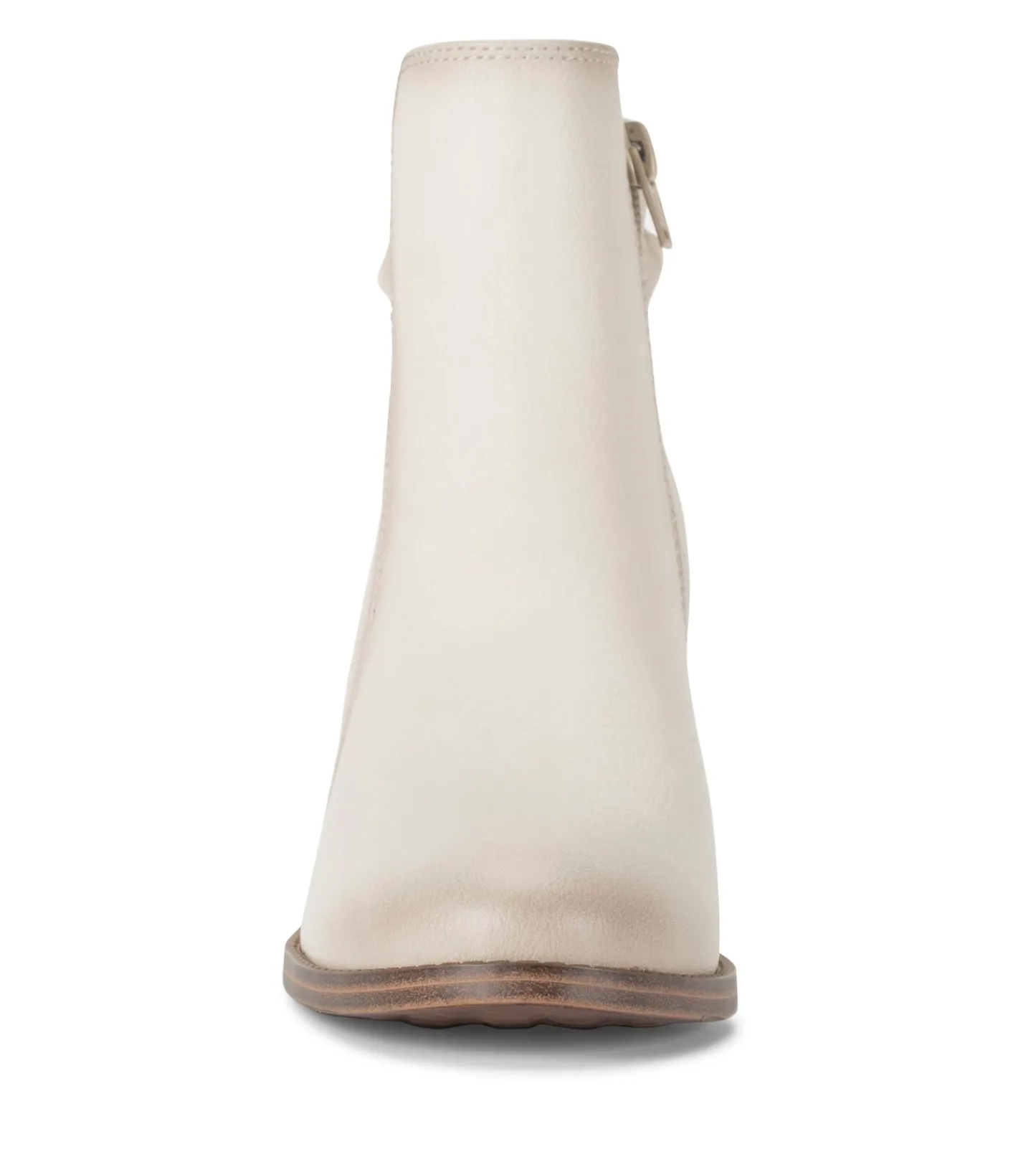 Baretraps Booties-Crystal Block Heel Bootie Milkyway