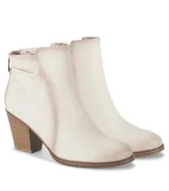 Baretraps Booties-Crystal Block Heel Bootie Milkyway