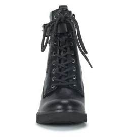 Baretraps Booties-Dani Lace Up Boot Black